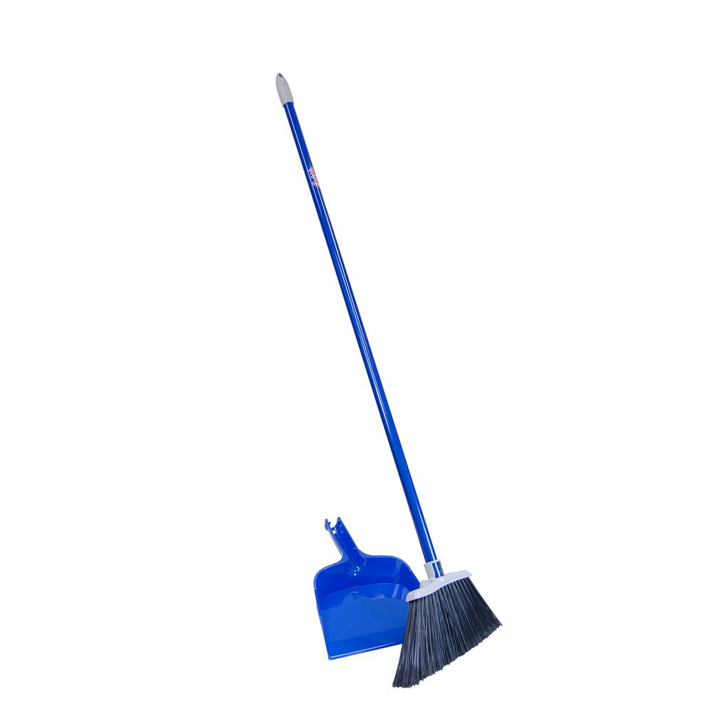 UPC 071798704098 product image for Quickie Brooms & Mops Original Angle-Cut Broom and Dust Pan 700-409-1 | upcitemdb.com