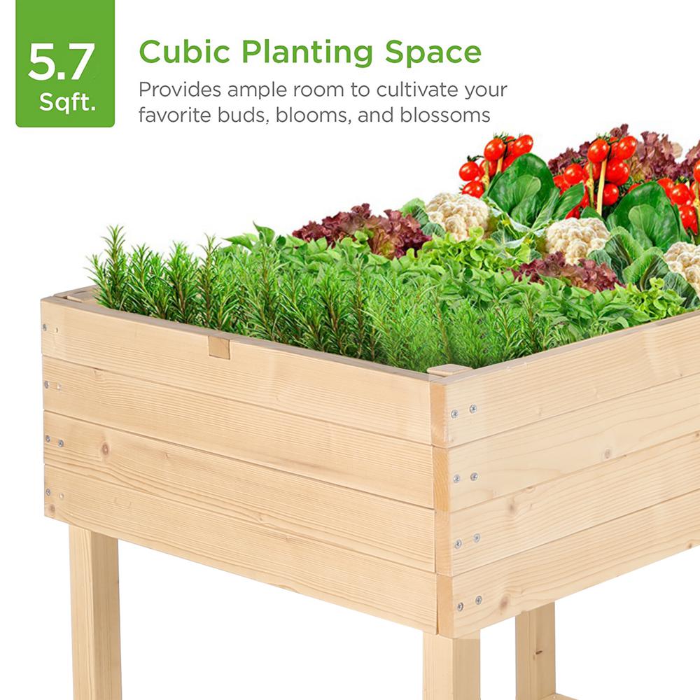 Unbranded 3 Ft X 2 Raised Garden Bed Elevated Wood Planter Box Stand For Backyard Patio Hw006 20200519 The Home Depot - Home Depot Garden Bed Liner Unbranded 3 Ft X 2 Raised Garden Bed Elevated Wood Planter Box Stand For Backyard Patio Hw006 20200519 The Home Depot - Home Depot Garden Bed Liner