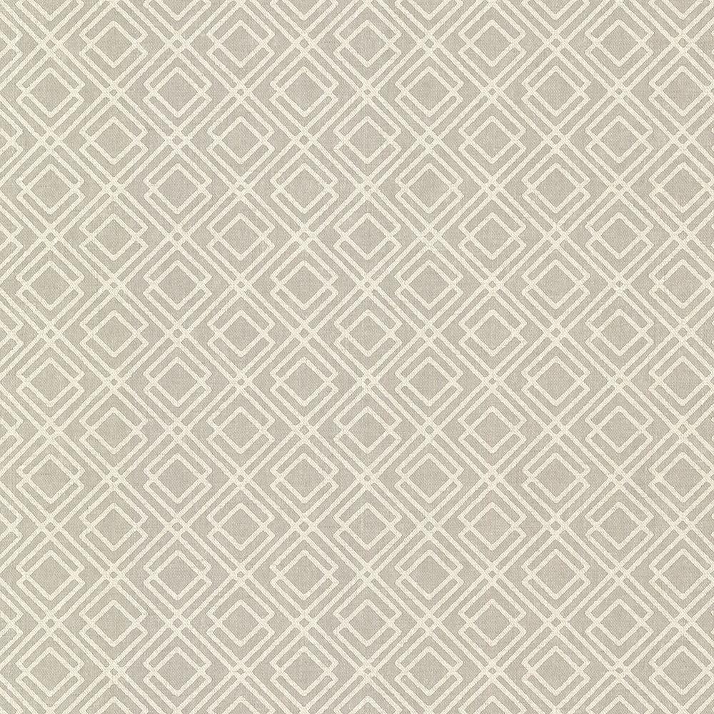 Brewster Milly Grey Lattice Wallpaper Sample 268622022SAM The Home Depot