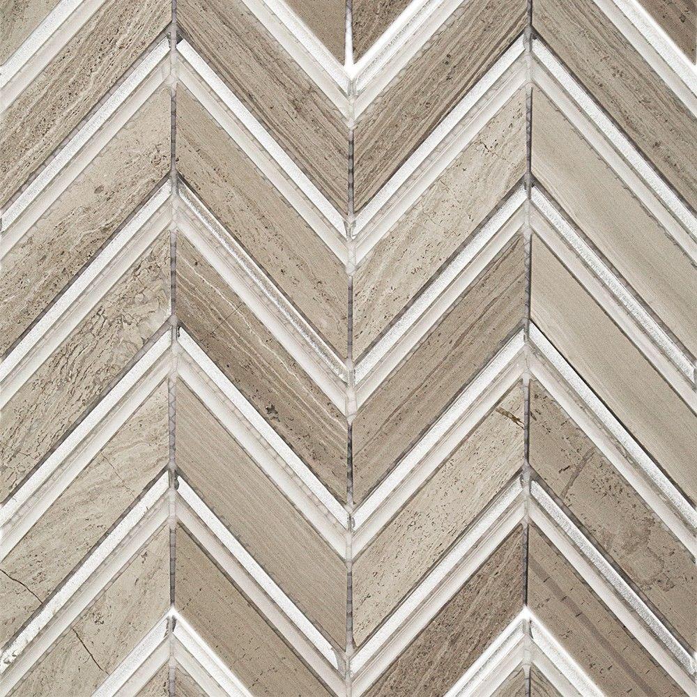 Tile Backsplashes The Home Depot Royal Herringbone Sand 10 1 2 In X 12