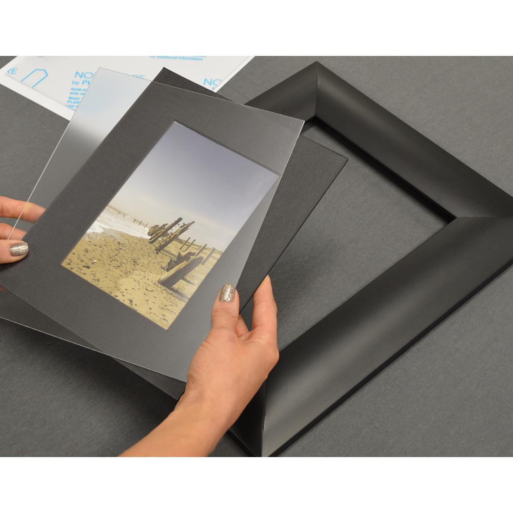 Optix 11 In X 14 In X 0 050 In Clear Non Glare Acrylic Sheet 1x09242a The Home Depot