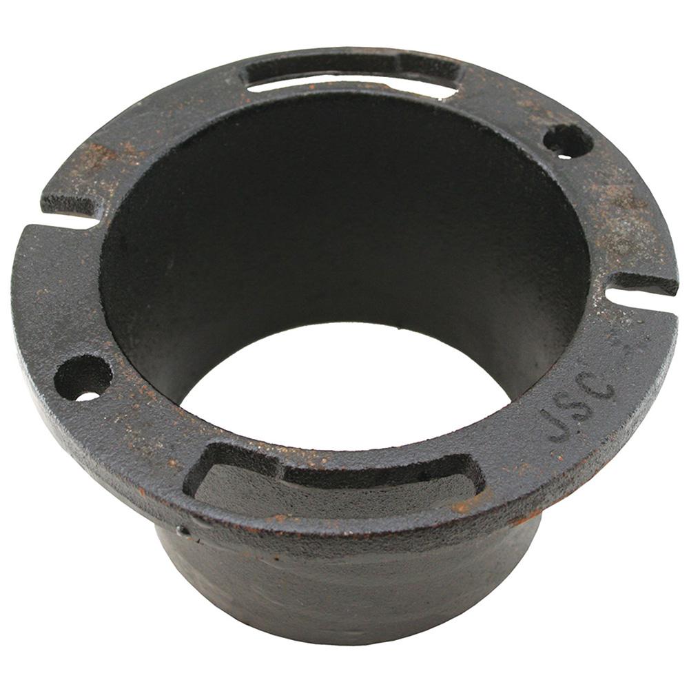 JONES STEPHENS 4 in. x 6 in. Inside Caulk Cast Iron Water Closet Flange