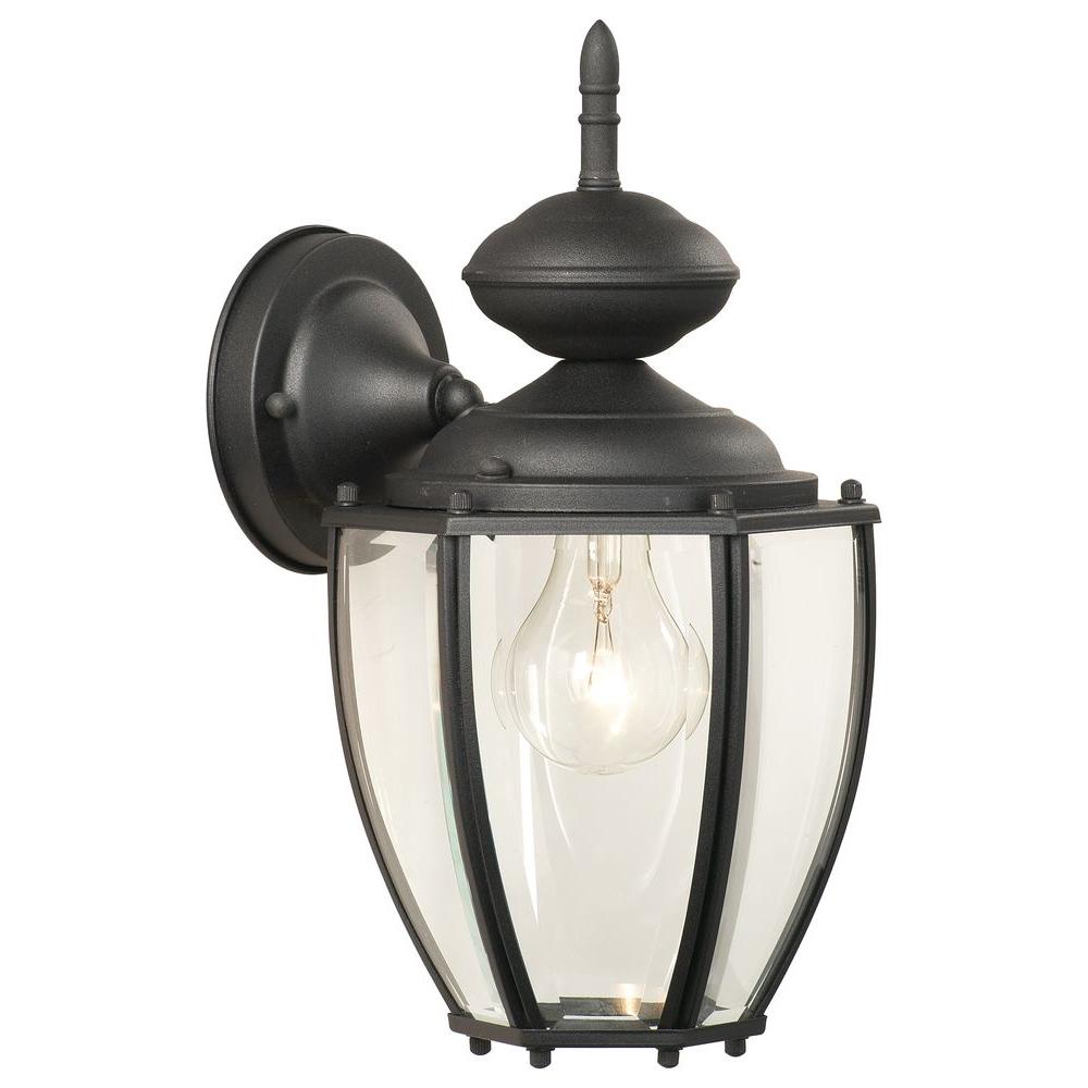 Thomas Lighting Park Avenue 1Light Black Outdoor Wall LanternSL94707