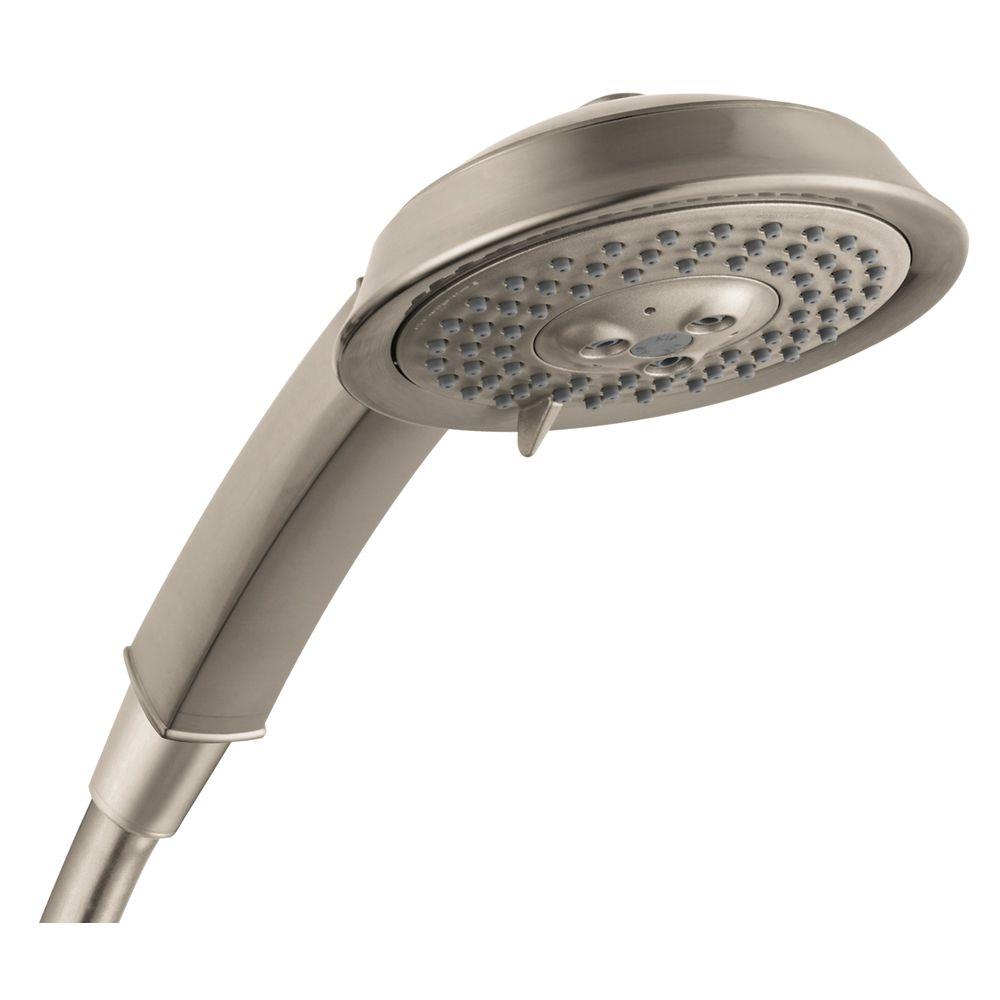Hansgrohe 3Spray 4 in. Single Wall Mount Handheld Rain Shower Head in