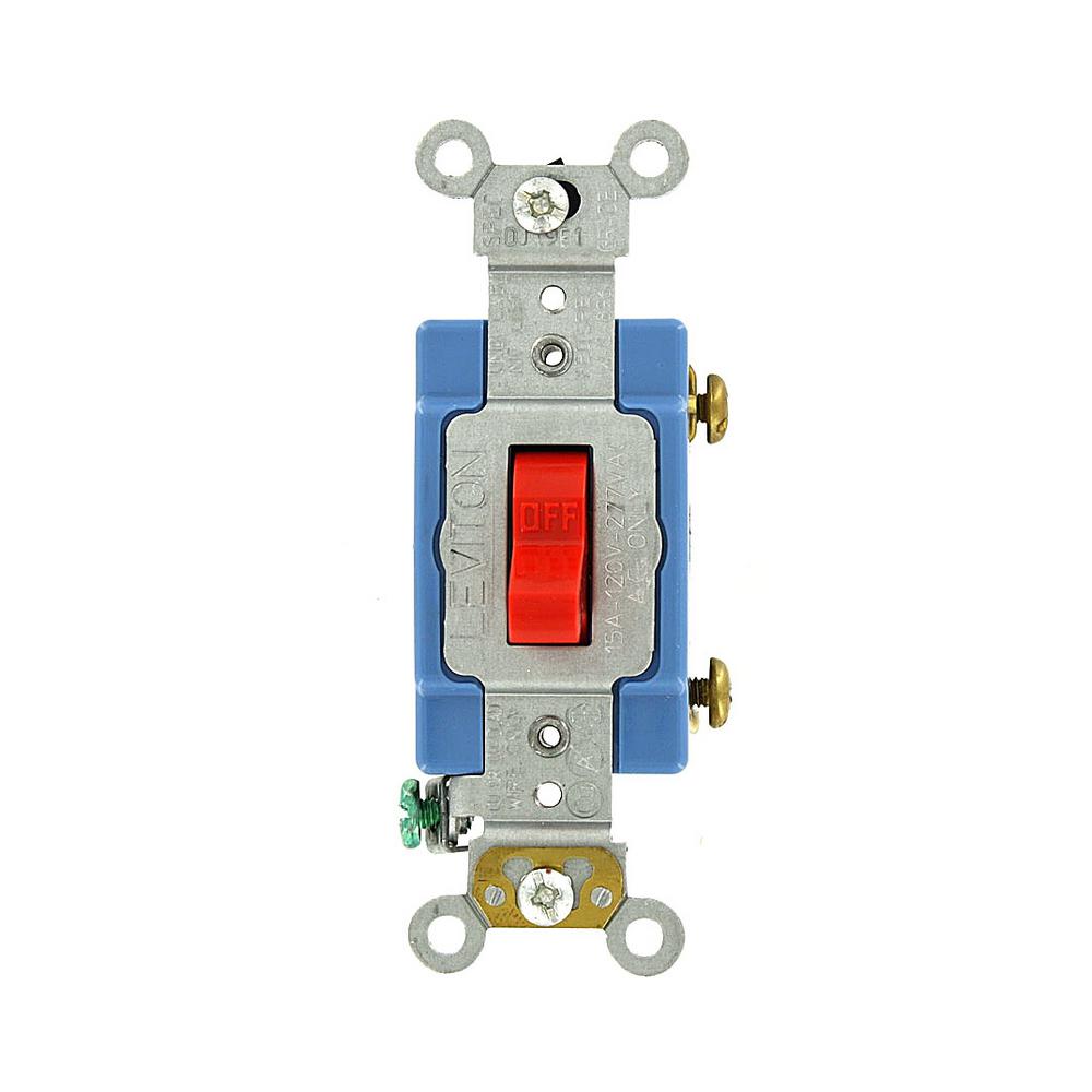 Leviton 15 Amp Industrial Grade Heavy Duty Single