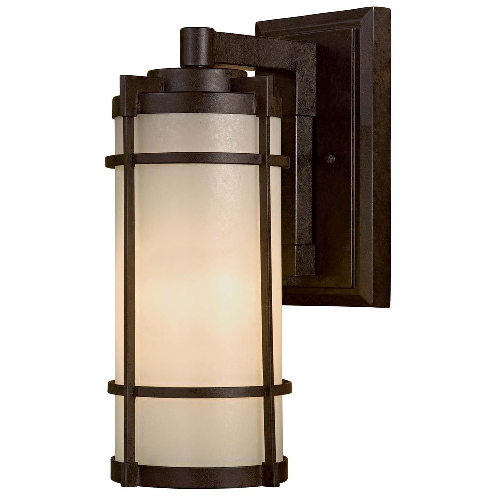 The Great Outdoors By Minka Lavery Andrita Court 1 Light Textured The Great Outdoors By Minka Lavery Andrita Court 1 Light Textured French Bronze Outdoor Wall