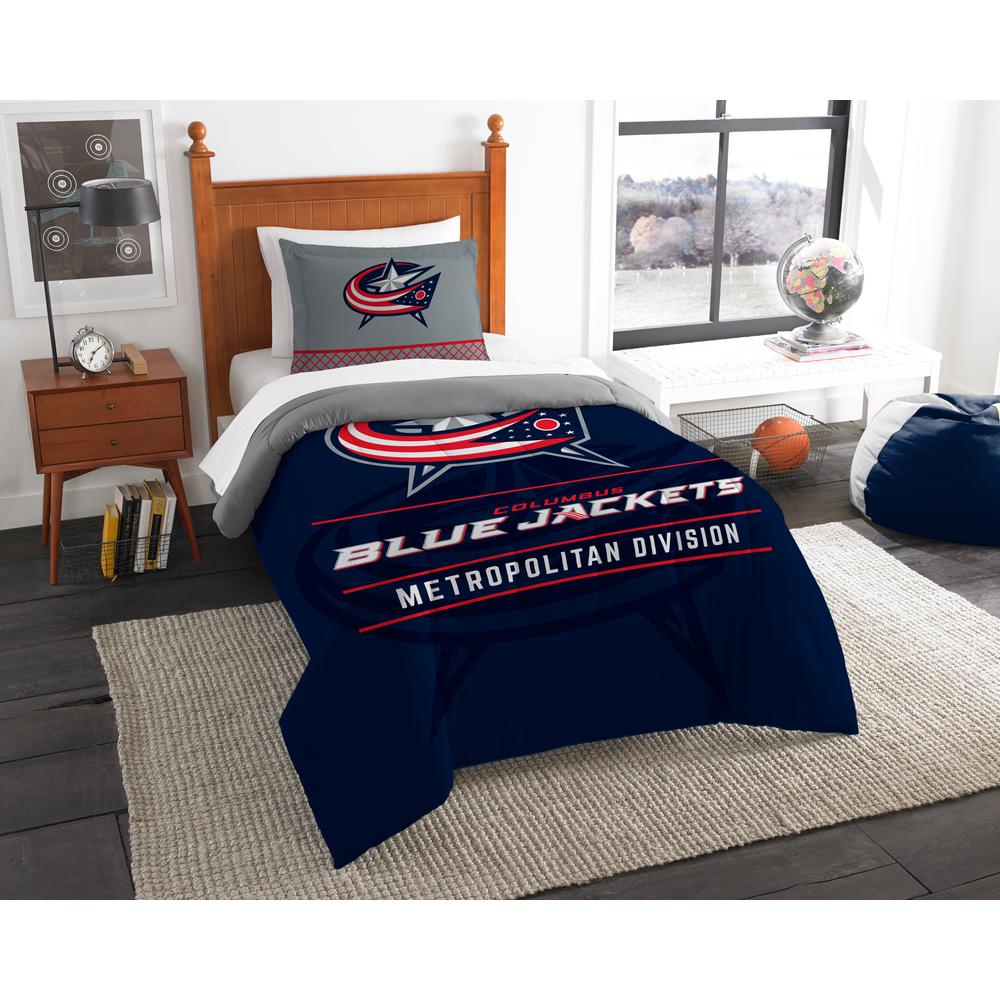 Nhl Ny Rangers Draft 2 Piece Multi Color Polyester Twin Comforter Blue Jackets Draft 2 Piece Multi Color Polyester Twin Comforter Set