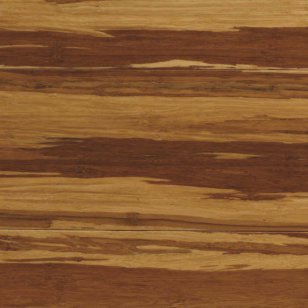 Home Decorators Collection Strand Woven Natural Tigerstripe 3 8 In T X 5 1 8 In W X 72 In L Engineered Click Bamboo Flooring