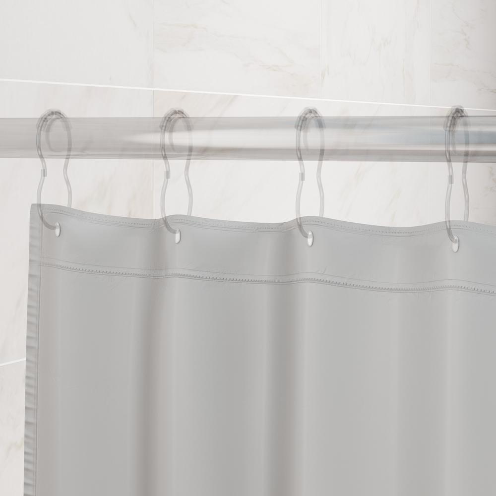 Interdesign Poly Waterproof Stall Size Shower Curtain Liner In