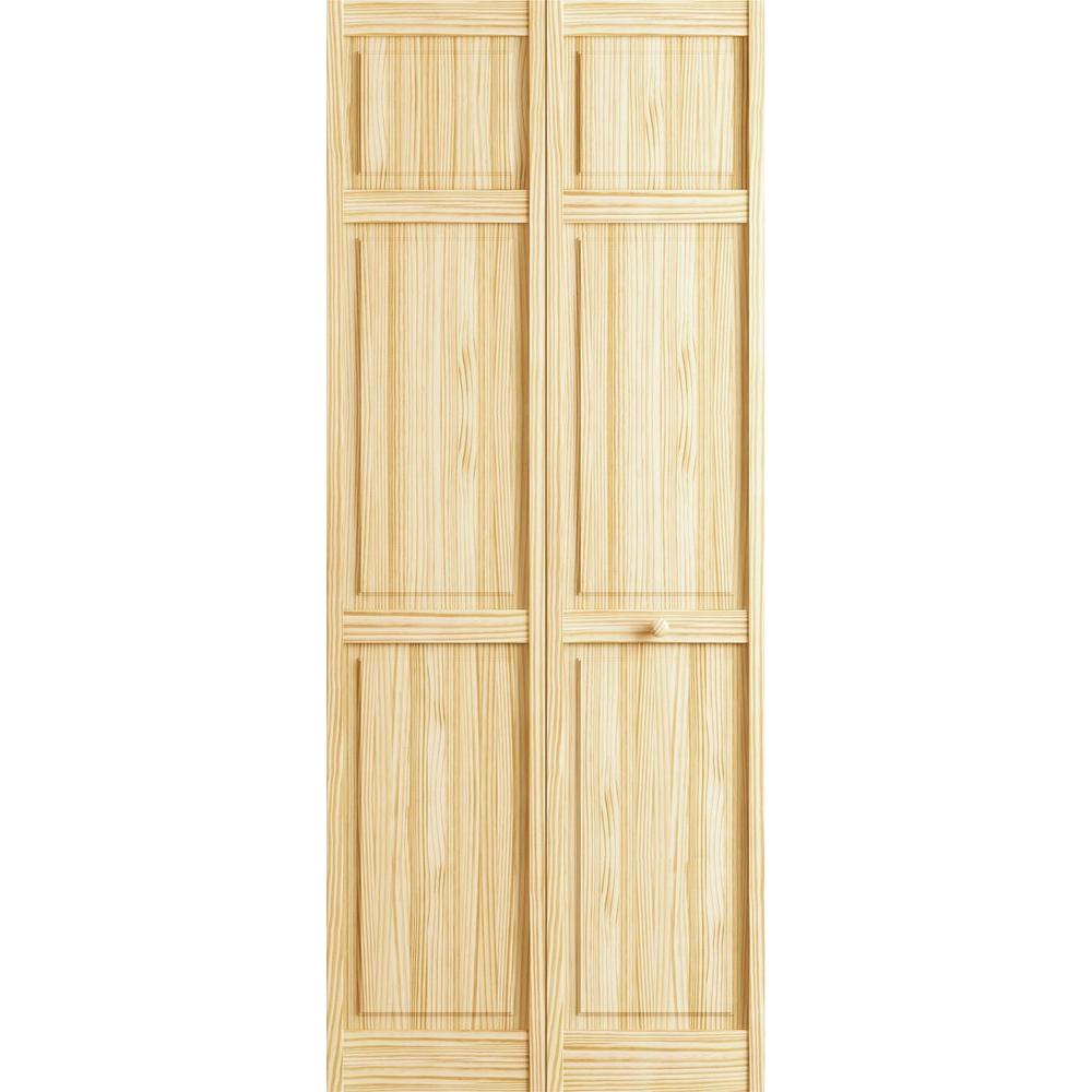 Frameport 36 In X 80 In 6 Panel Pine Unfinished Interior Closet