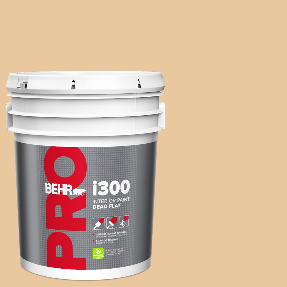 BEHR PRO 5 gal. PPU415 Jasper Cane Dead Flat Interior PaintPR31005