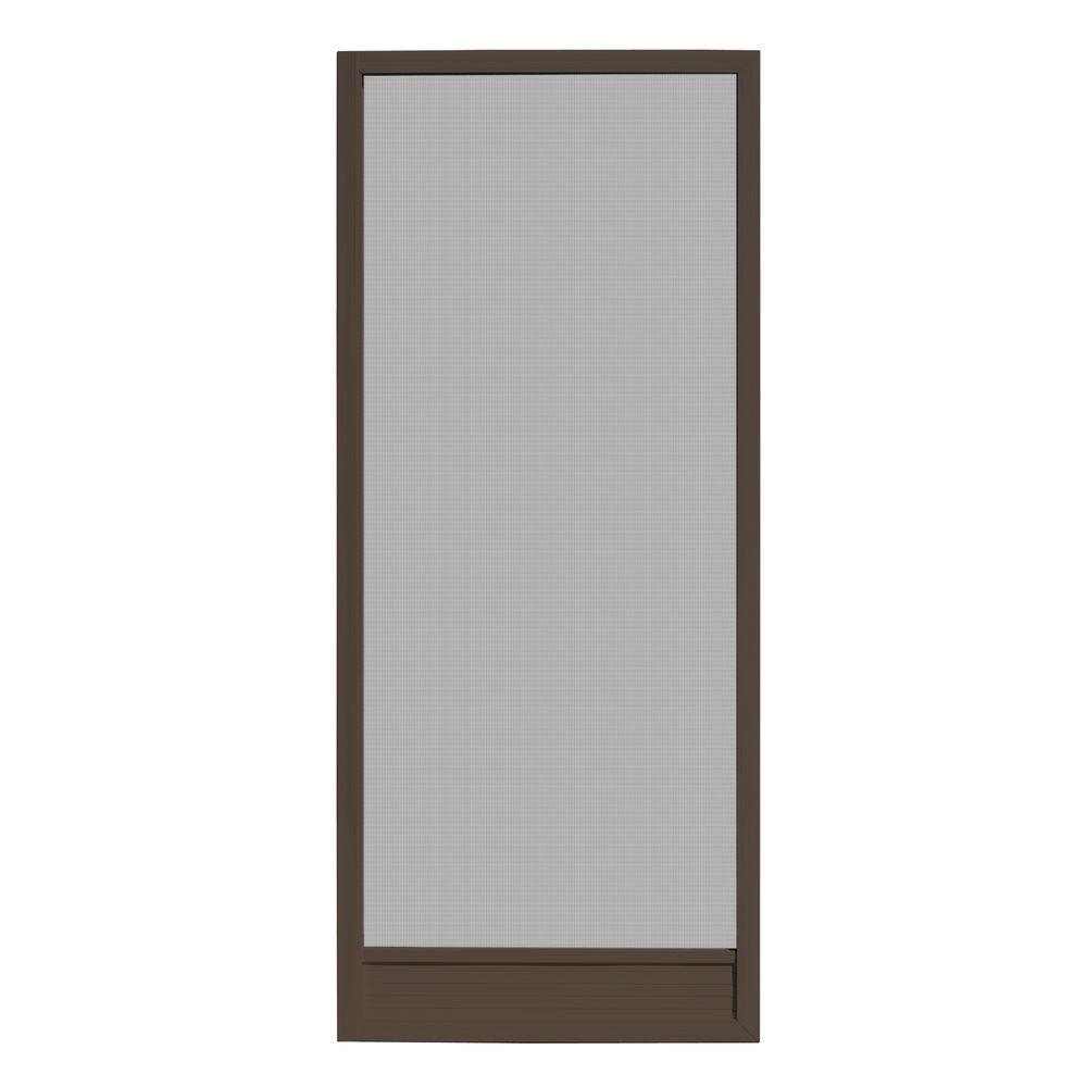 Unique Home Designs 32 in. x 80 in. Delray Bronze Outswing Metal Hinged