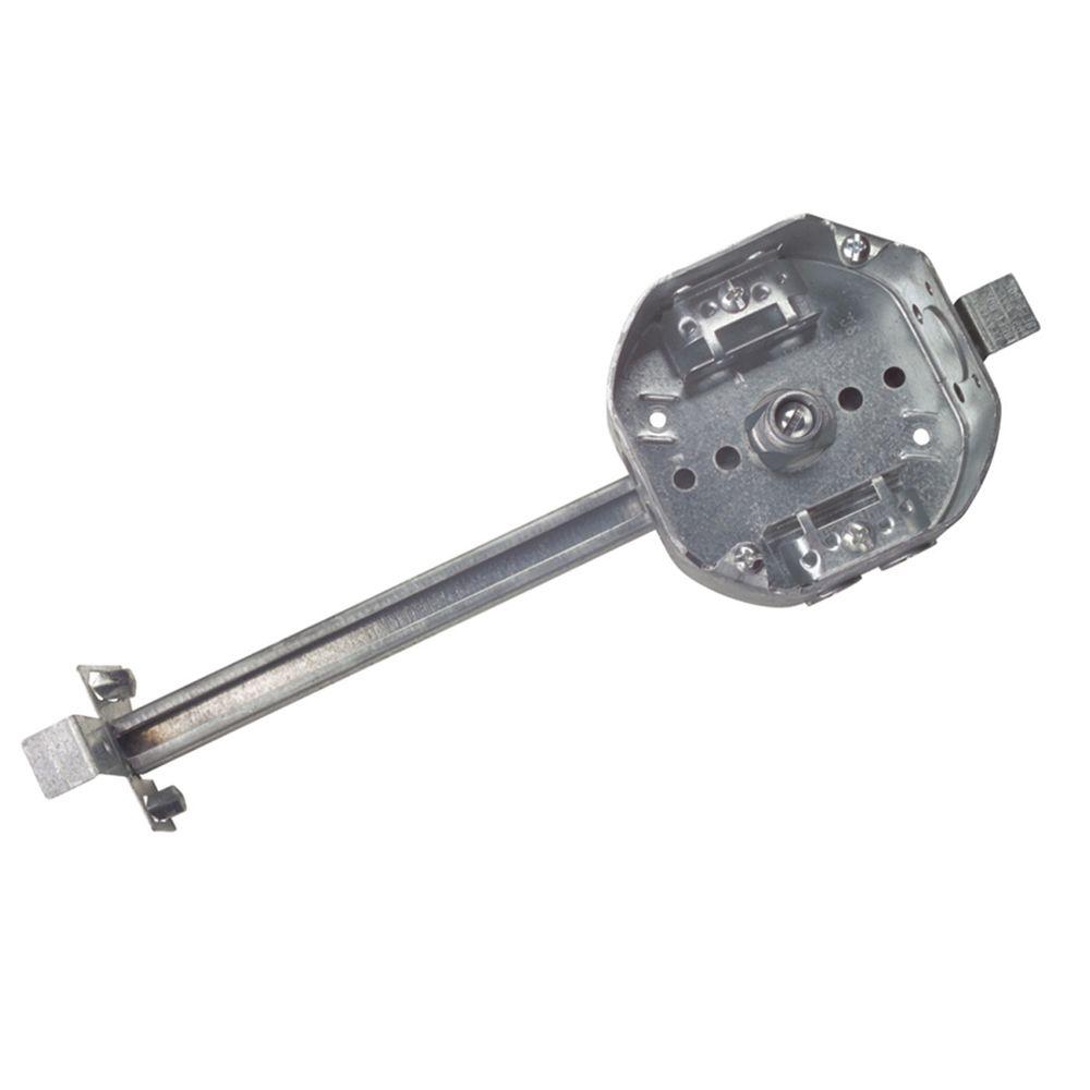 4 inch 15.8 cu. inch Pre-Galvanized Steel Octagon Box with Bar Hanger (Case of...