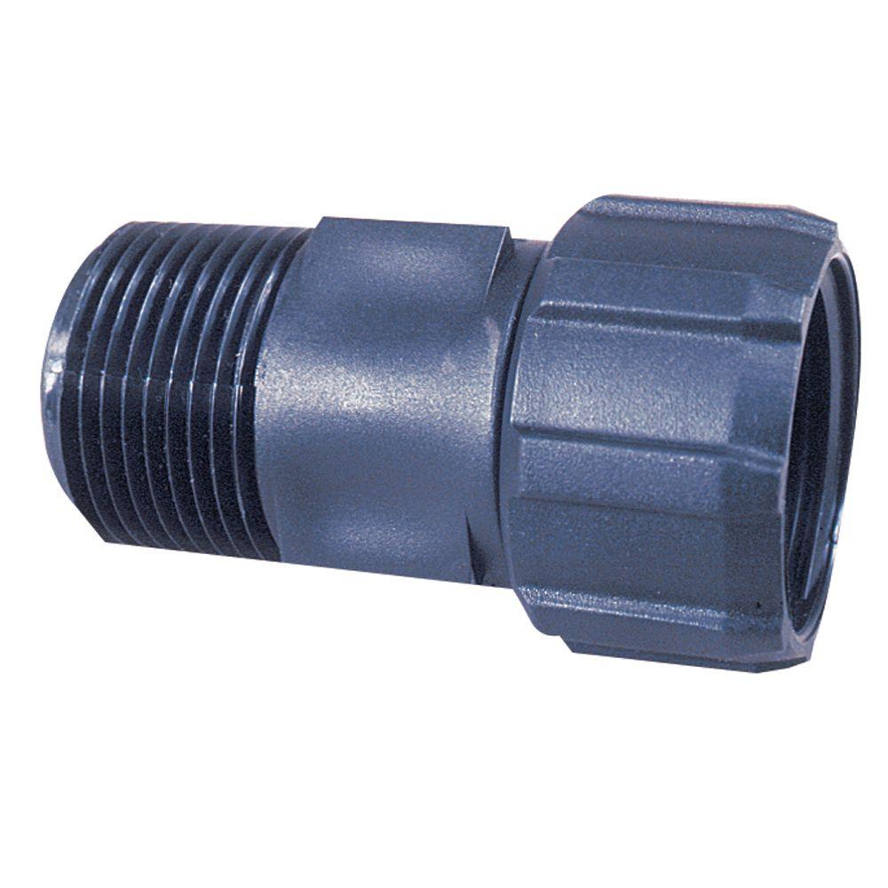 Dig 3 4 In Female Hose Thread X 3 4 In Male Pipe Thread Swivel Adapter