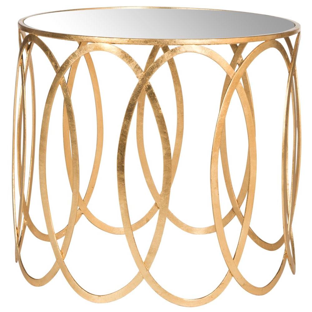 Antique Gold Furniture The Home Depot Cyrah Antique Gold Leaf