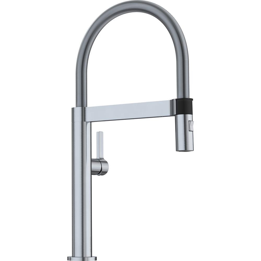 Nickel Blanco Kitchen Faucets Kitchen The Home Depot