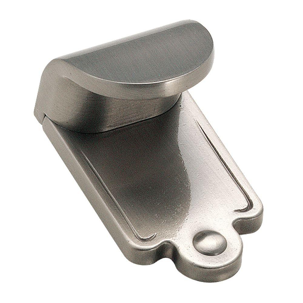 Finger Pull Drawer Pulls Cabinet Hardware The Home Depot 48 Mm Satin Nickel Cabinet Finger