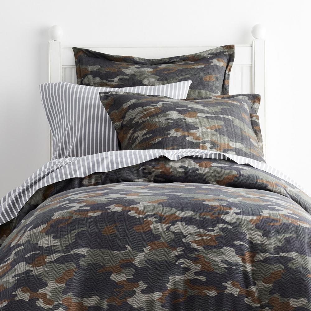 Camouflage Army Inspired Reversible Duvet Cover Quilt Cover Set