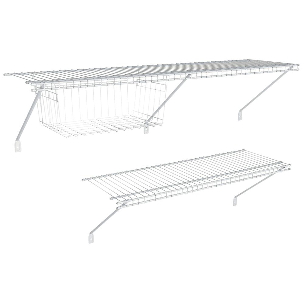 Wire Closet Systems The Home Depot 12 In D X 48 W 36 H