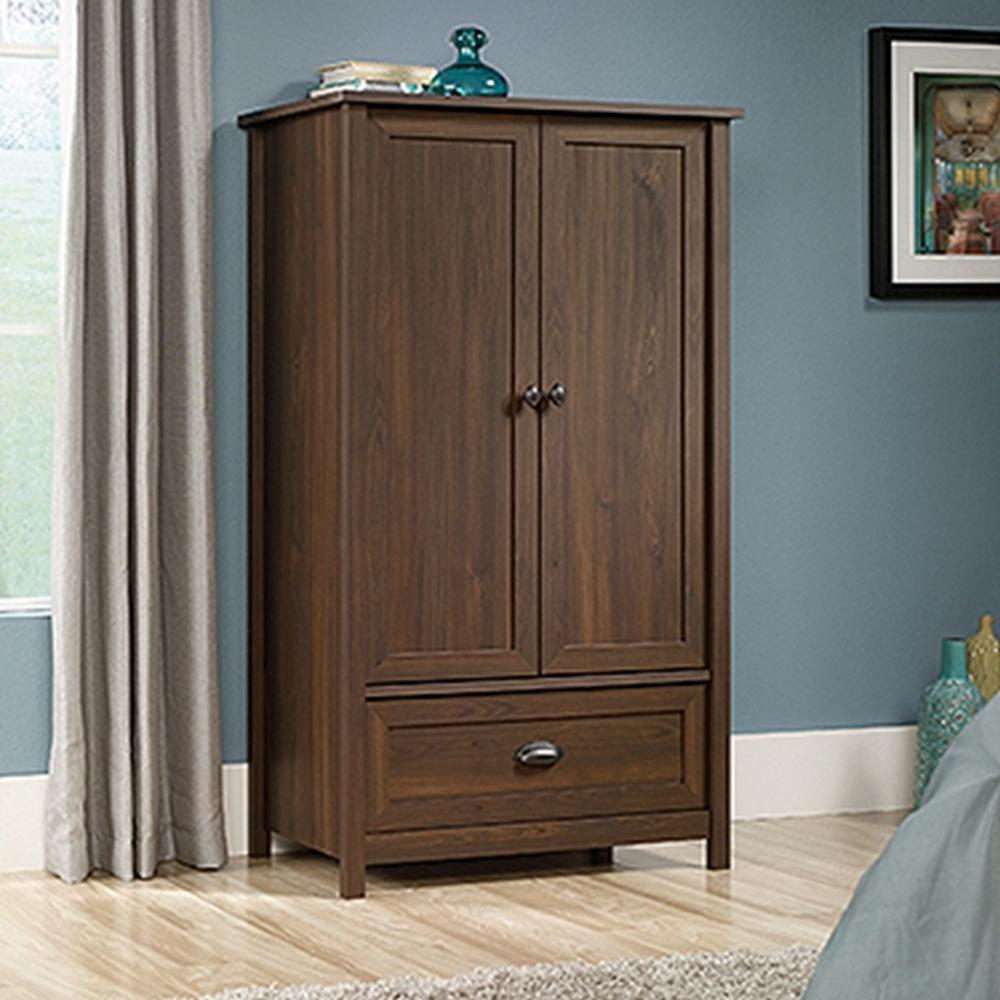 UPC 042666002370 product image for SAUDER Armoires County Line Collection Armoire with Drawer in Rum Walnut 415995 | upcitemdb.com