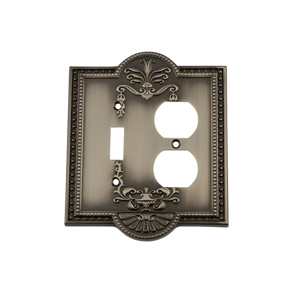 Metal Pewter Wall Plates Jacks The Home Depot