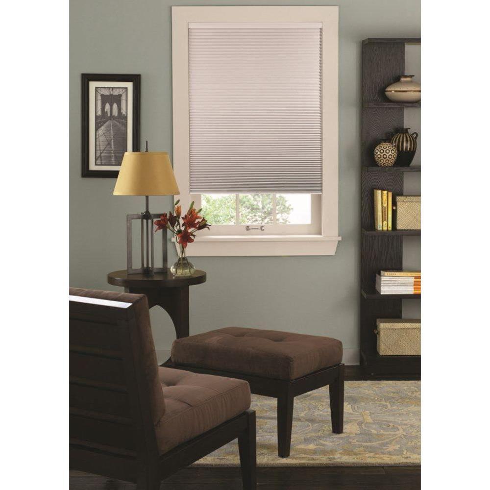 Bali CuttoSize White Dove 9/16 in. Cordless Blackout Cellular Shade 23 in. W x 48 in. L