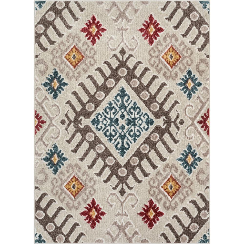 Well Woven Allgera Tribal Area Rugs  Gray