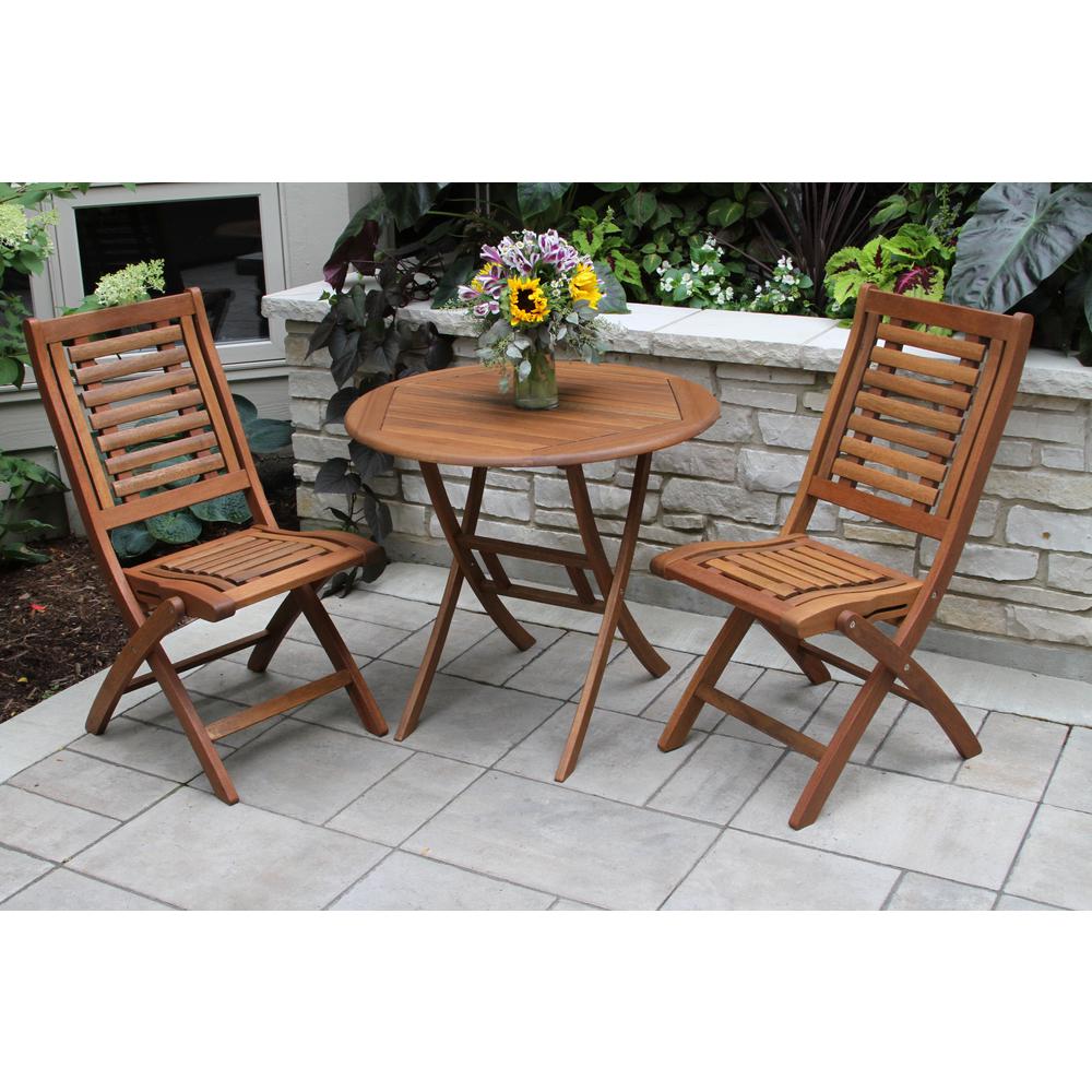 eucalyptus folding table and chairs