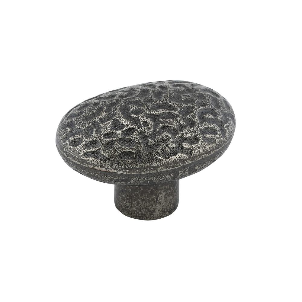 Richelieu Hardware 1-5/8 in. Hammered Iron Cabinet Knob-BP852243HI