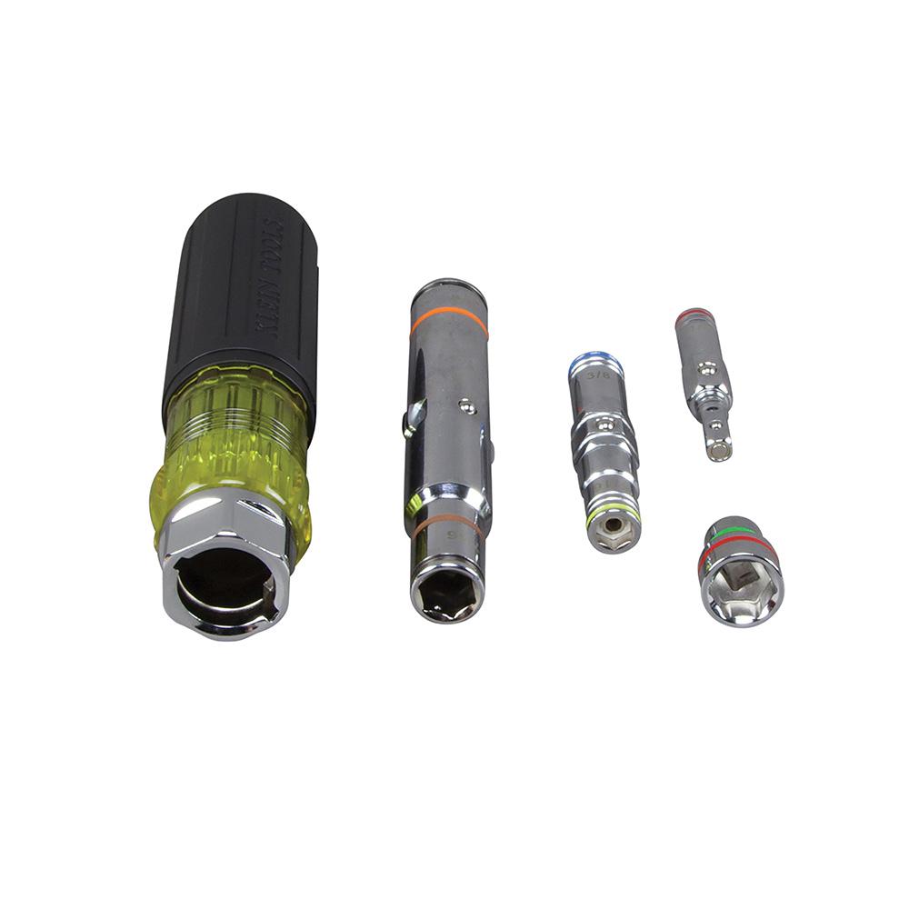 KLEIN TOOLS Heavy Duty MultiNut Driver 7in1 With Spring