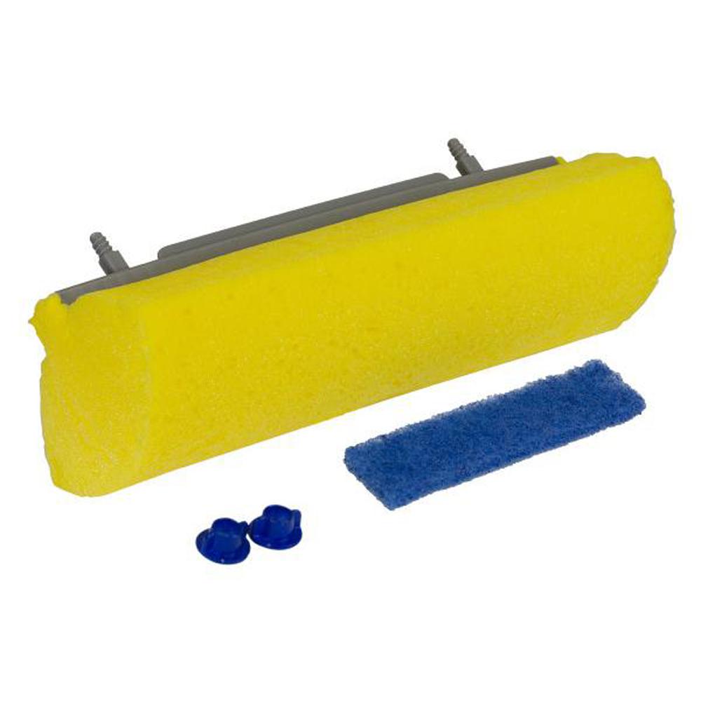 Quickie Mop and Scrub Roller with Mop Refill and Microban582MB The