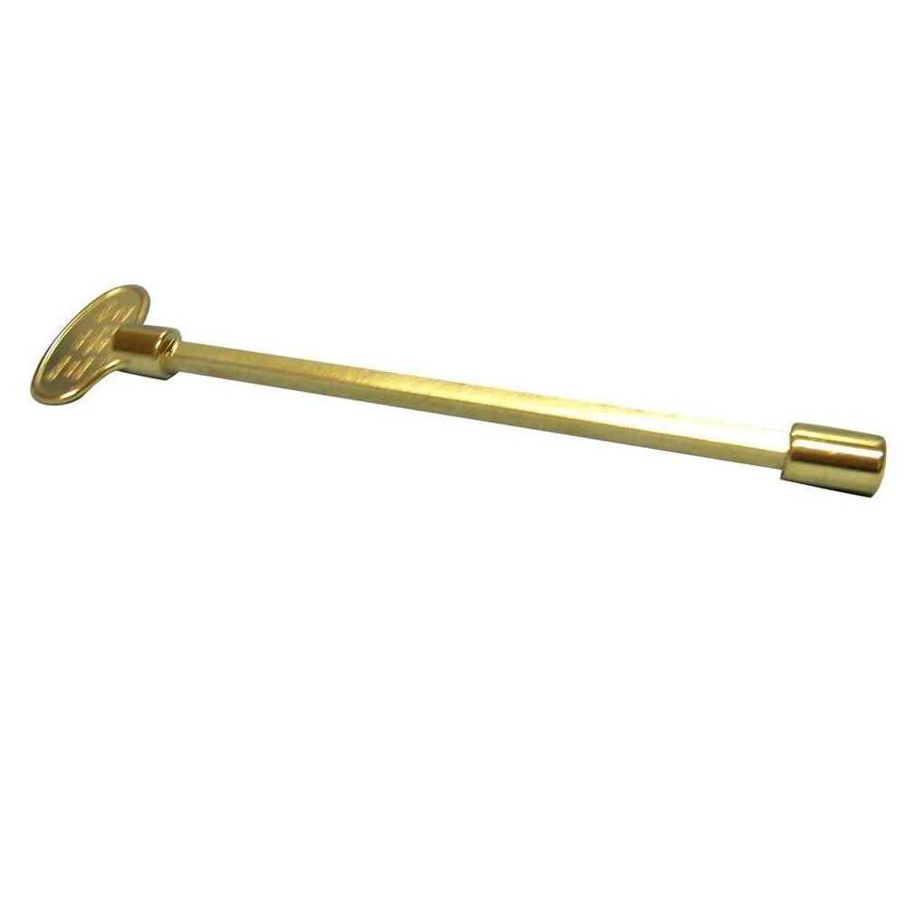 Visit The Home Depot to buy Blue Flame 12 in. Universal Gas Valve Key Fits both 1/4 in. & 5/16 in. Gas Valve Stems in Polished Brass NKY.12.BRS