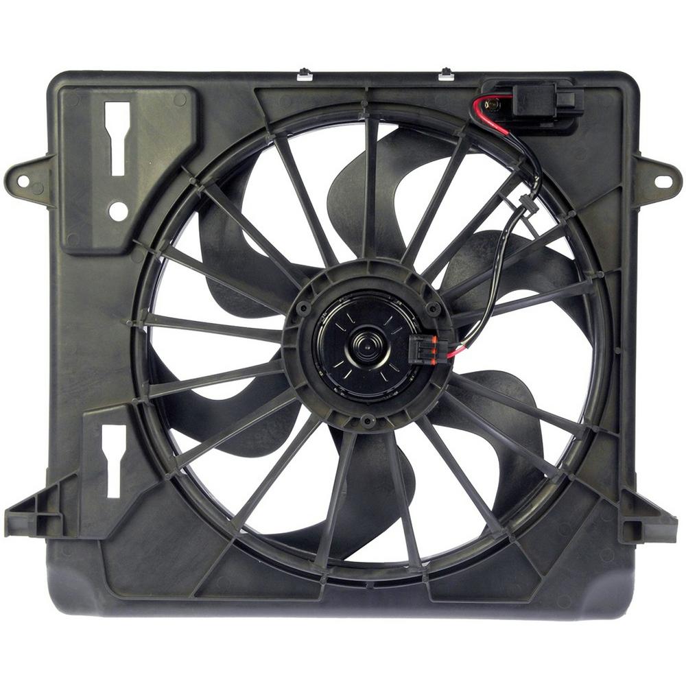 OE Solutions Radiator Fan Assembly With Resistor 2007-2011 Jeep ...