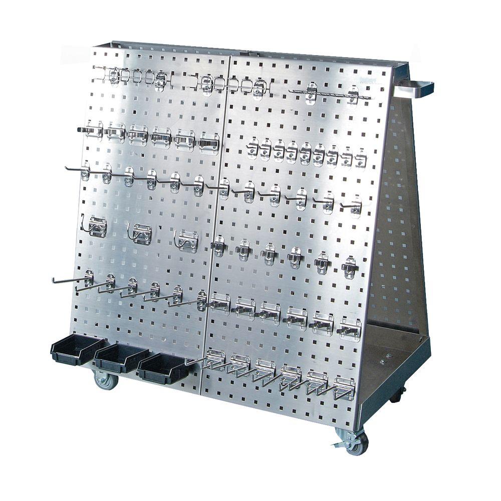 Triton Products Stainless Steel Tool Cart with Anodized Aluminum Frame 60-Piece... by Triton Products
