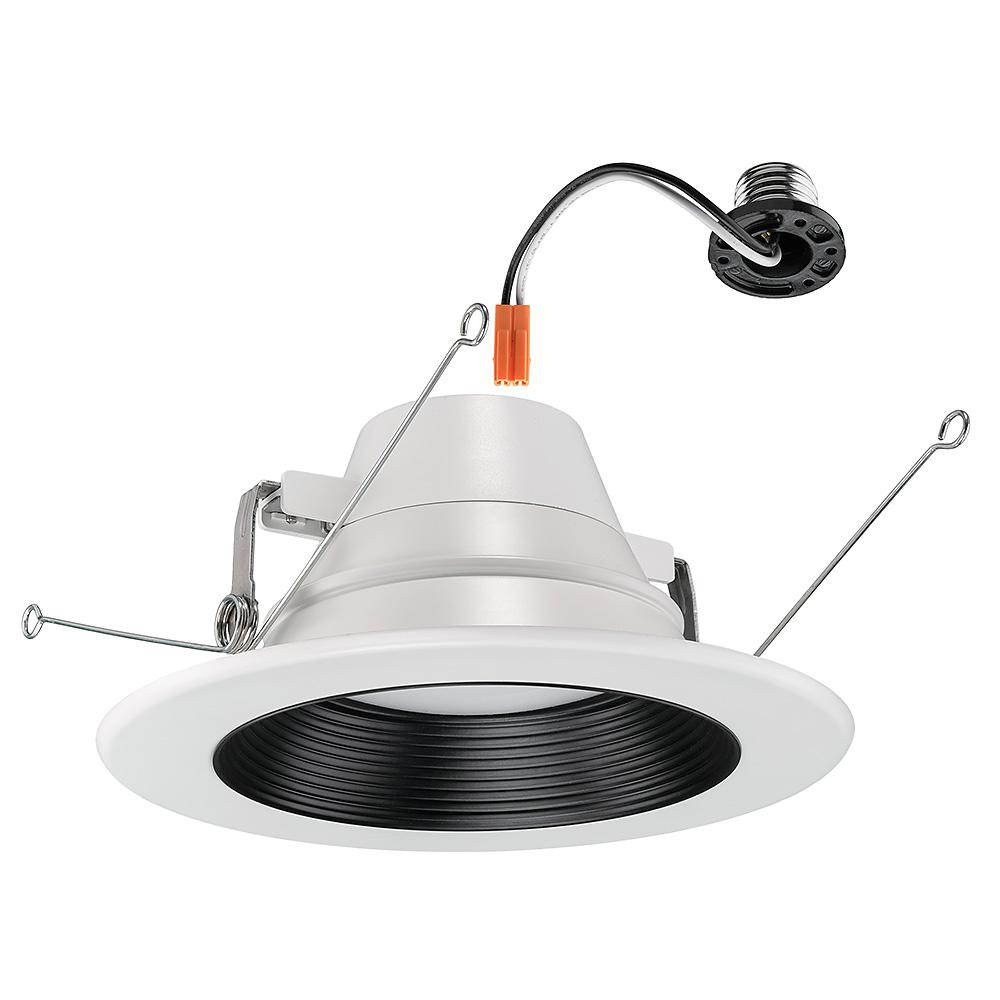 Commercial Electric 6 in. Selectable Integrated LED Recessed Trim Downlight 30 Configurations in