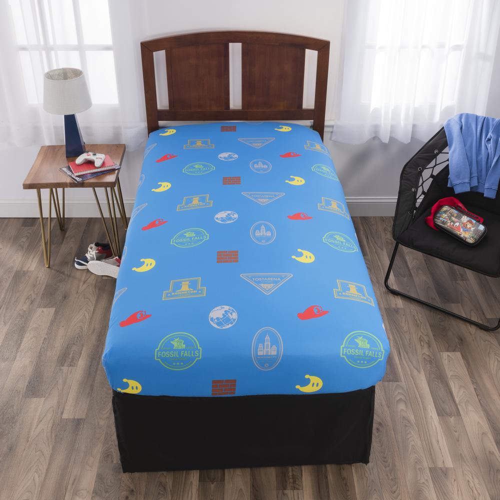 Super Mario Caps Off 6 Piece Multicolored Full Bed In A Bag Set
