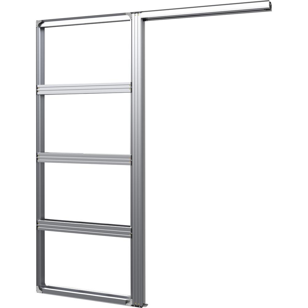 24 in. x 80 in. Aluminum Pocket Door FrameCSPDF2480 The Home Depot