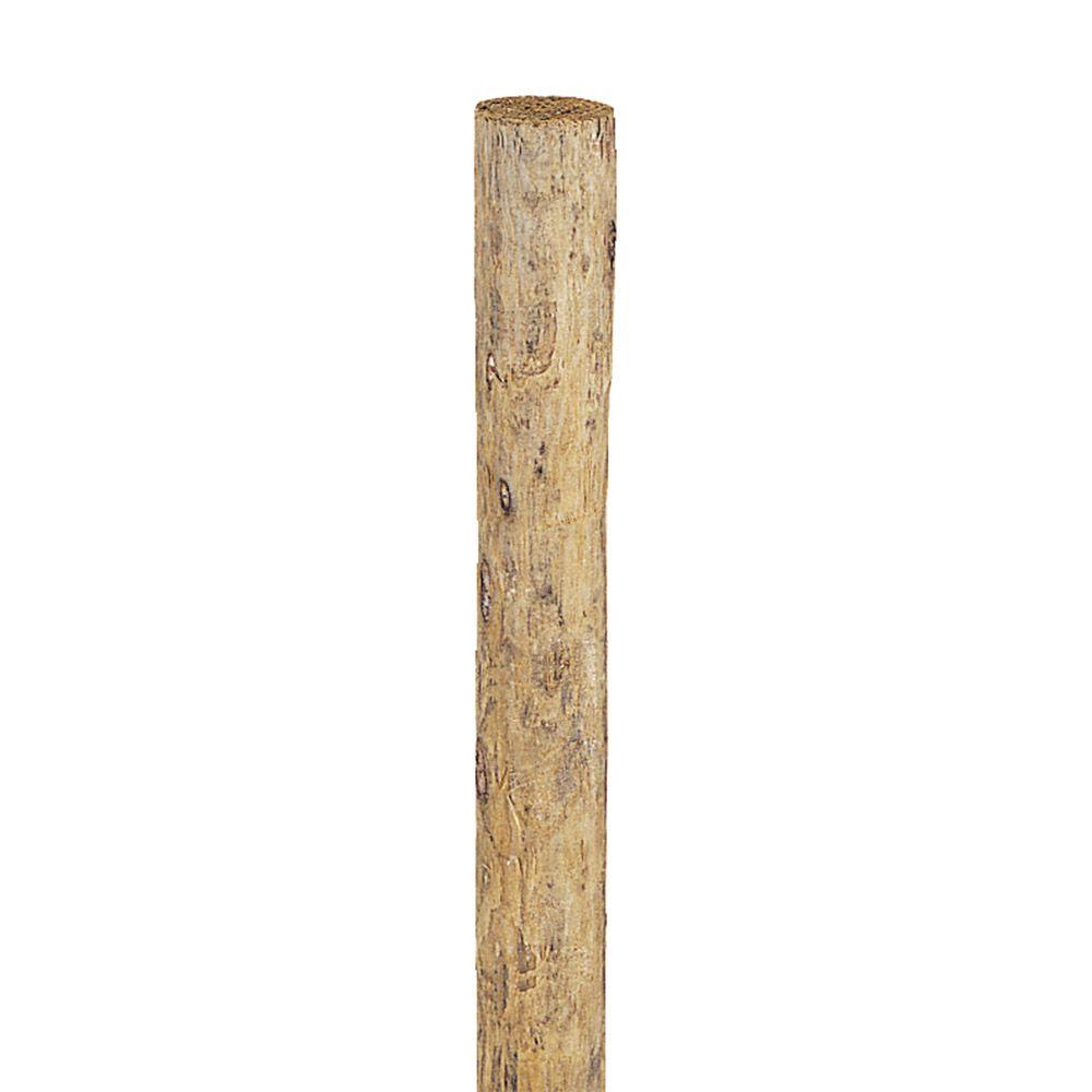 Unbranded 4 In X 7 Ft Pressure Treated Wood Round Fence Post P0400754 The Home Depot - 8 Round Wood Post Home Depot Unbranded 4 In X 7 Ft Pressure Treated Wood Round Fence Post P0400754 The Home Depot - 8 Round Wood Post Home Depot
