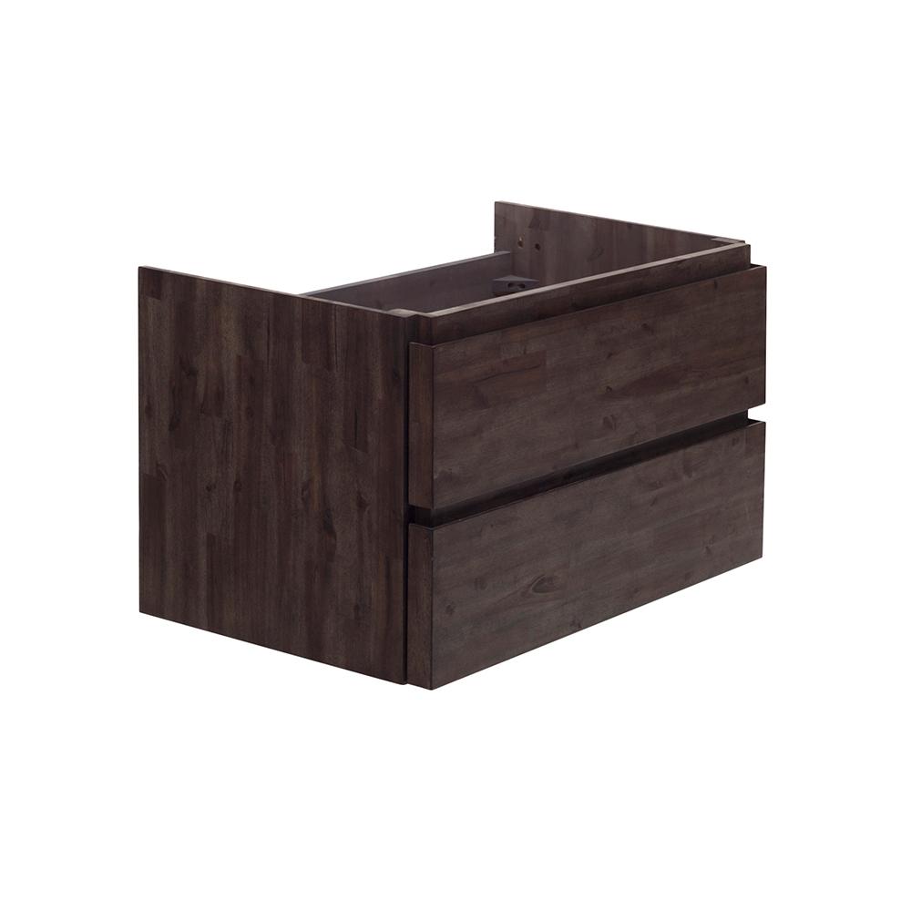 Fresca Formosa 35 In W Modern Wall Hung Vanity Cabinet Only Warm Gray