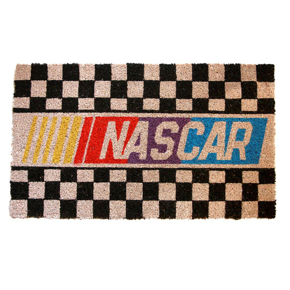 Pyramidamerica Nascar Logo Checkerboard 17 In X 29 In Coir