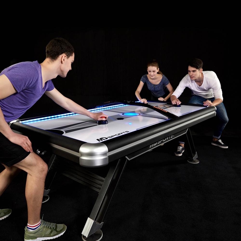 Md Sports Titan 7 5 Ft Air Powered Hockey Table With Overhead