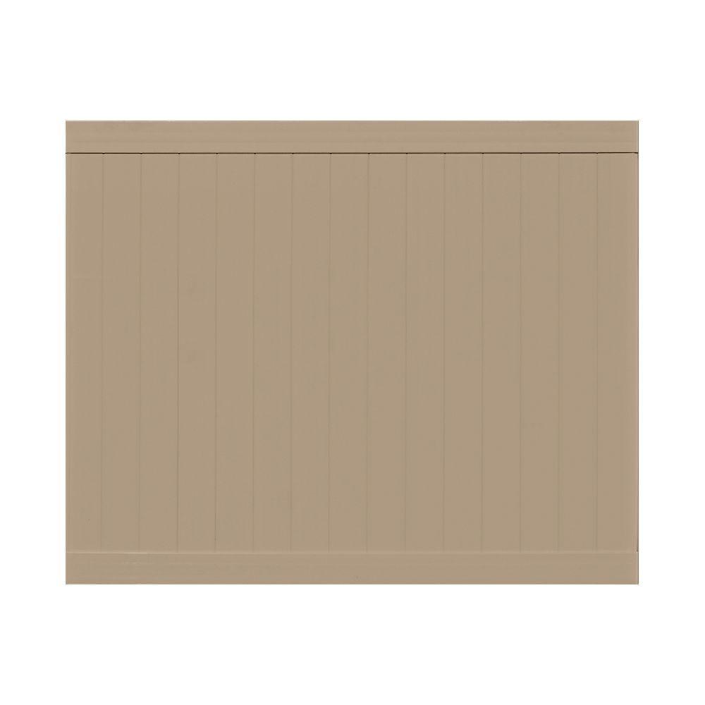 Veranda Pro Series 6 Ft H X 8 W Adobe Vinyl Anaheim Privacy W Adobe Vinyl Anaheim Privacy