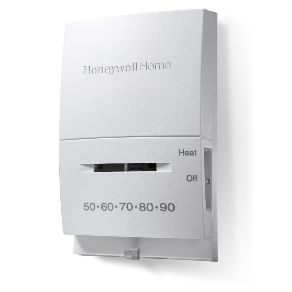 Honeywell Home Round NonProgrammable Thermostat with 1H Single Stage