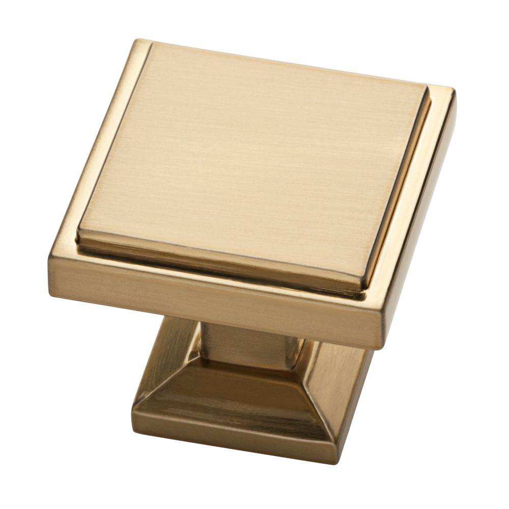 Liberty Classic Square 1 1 9 In 28 Mm Champagne Bronze Cabinet