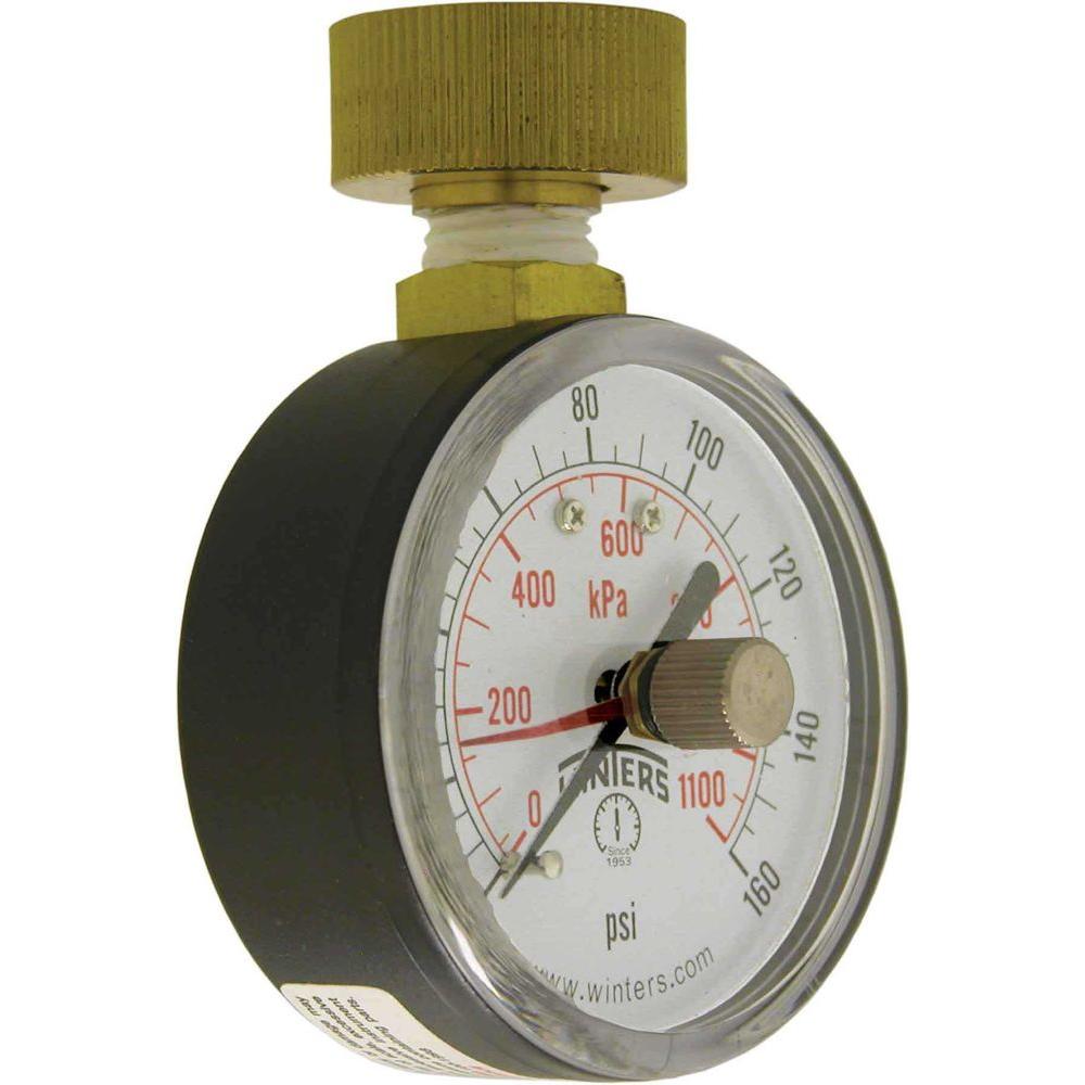 UPC 628311900521 product image for Winters Instruments Meters PETM Series 2.5 in. Water Test Gauge with Maximum Poi | upcitemdb.com