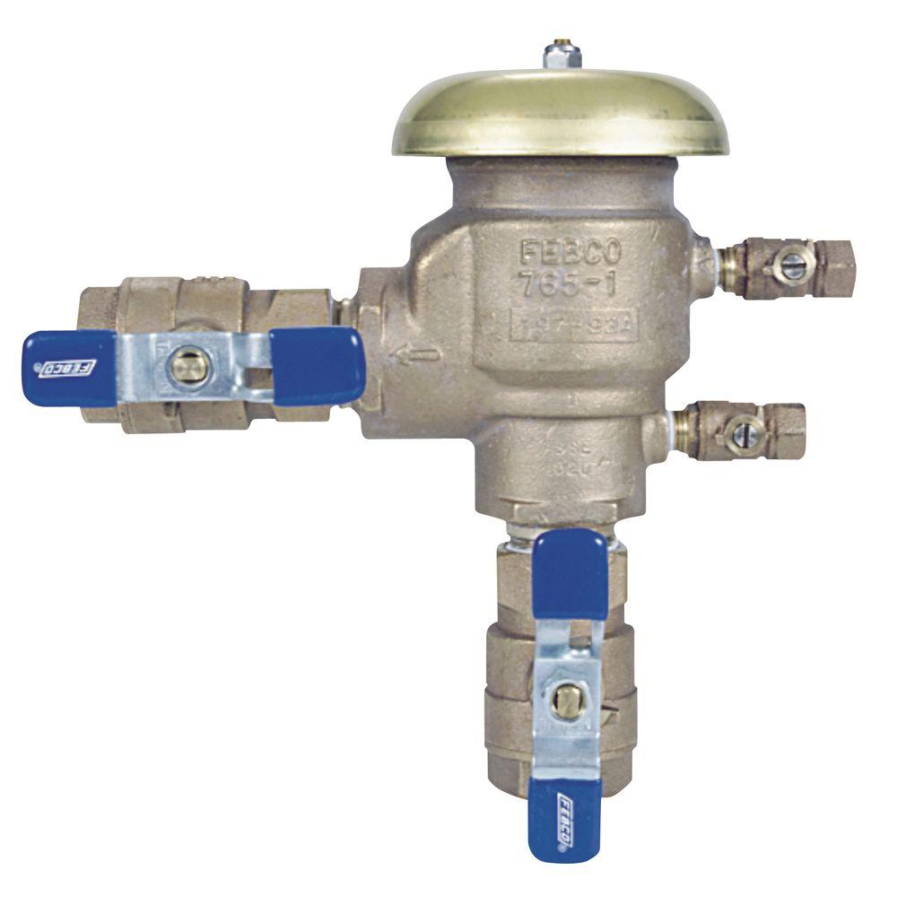 Febco 1 inch NPT Bronze Pressure Vacuum Breaker by Febco