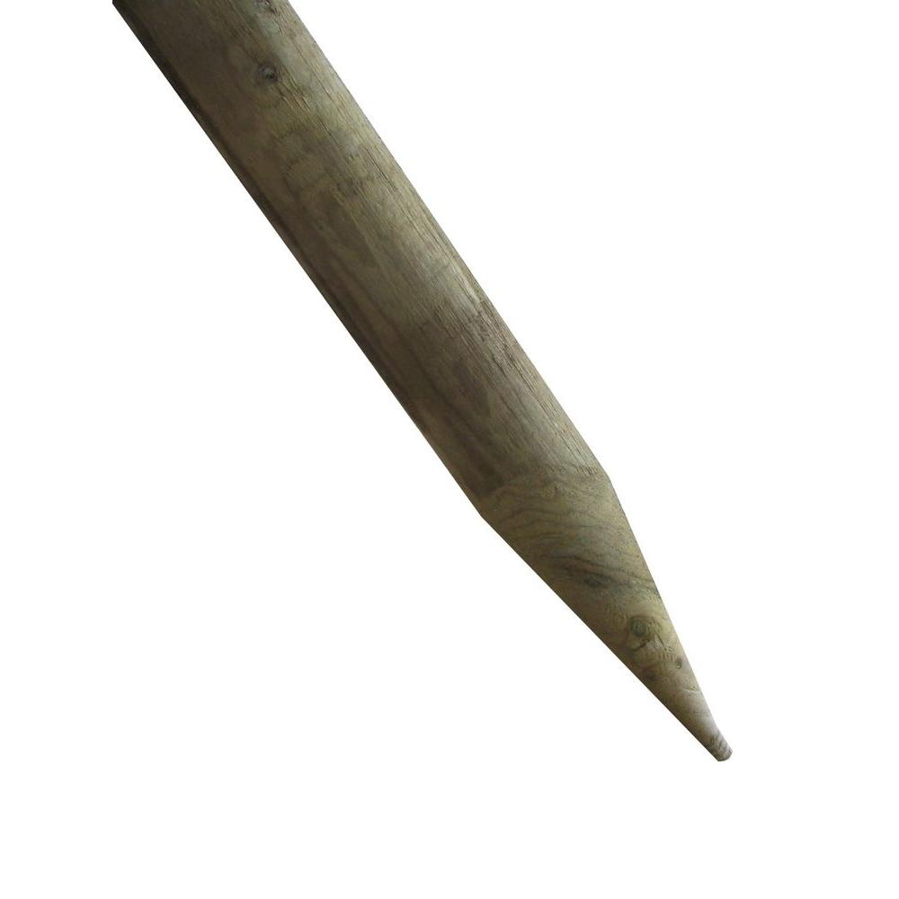 Mendocino Forest Products Treated Tree Stake04326 The Home Depot