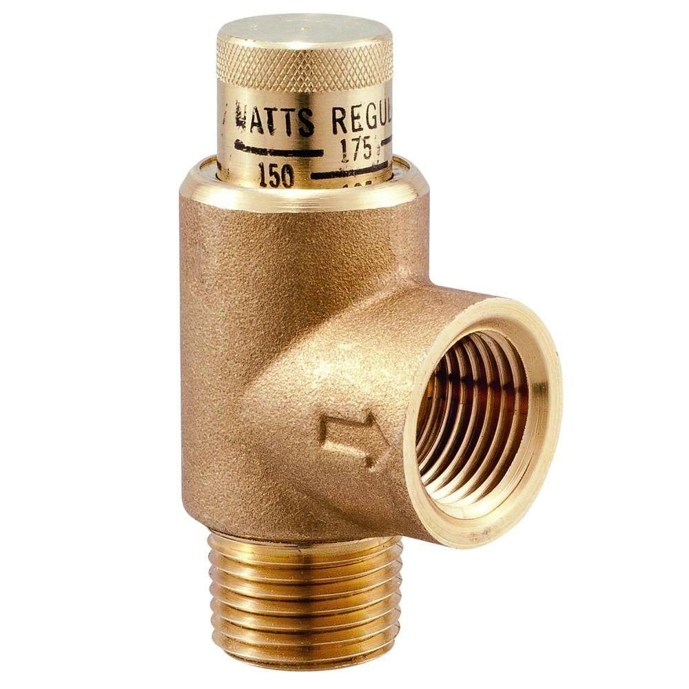 Watts 3/4 in. Lead-Free Brass MPT Expansion Relief Valve-LF530C-3/4