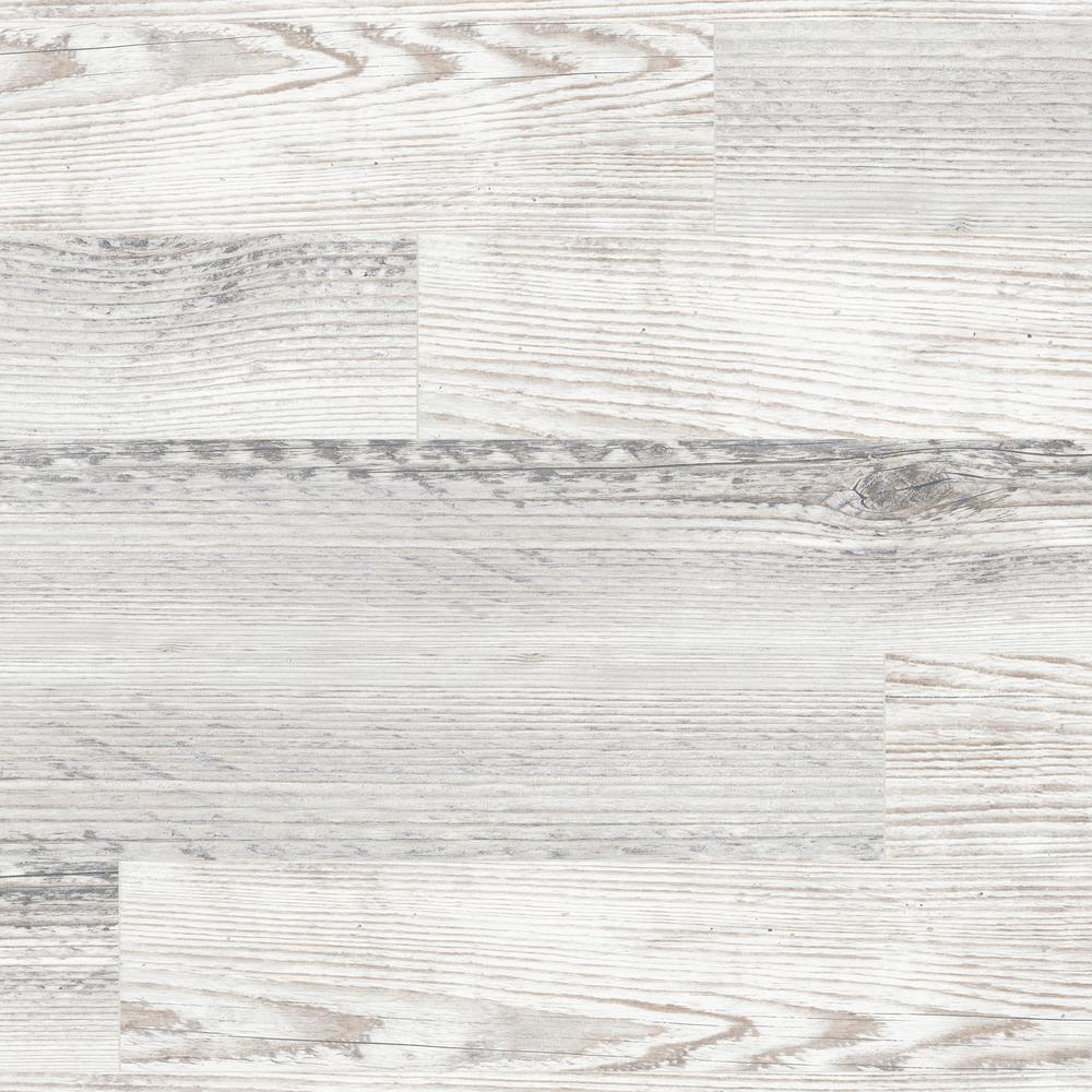 GAYAFORES Village White 8 in. x 26 in. Glazed Porcelain ...