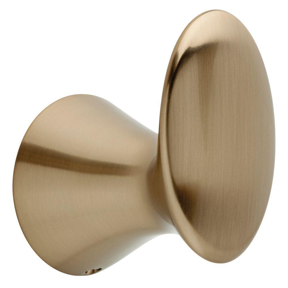 Delta Lahara Single Towel Hook in Champagne Bronze-73835-CZ - The Home